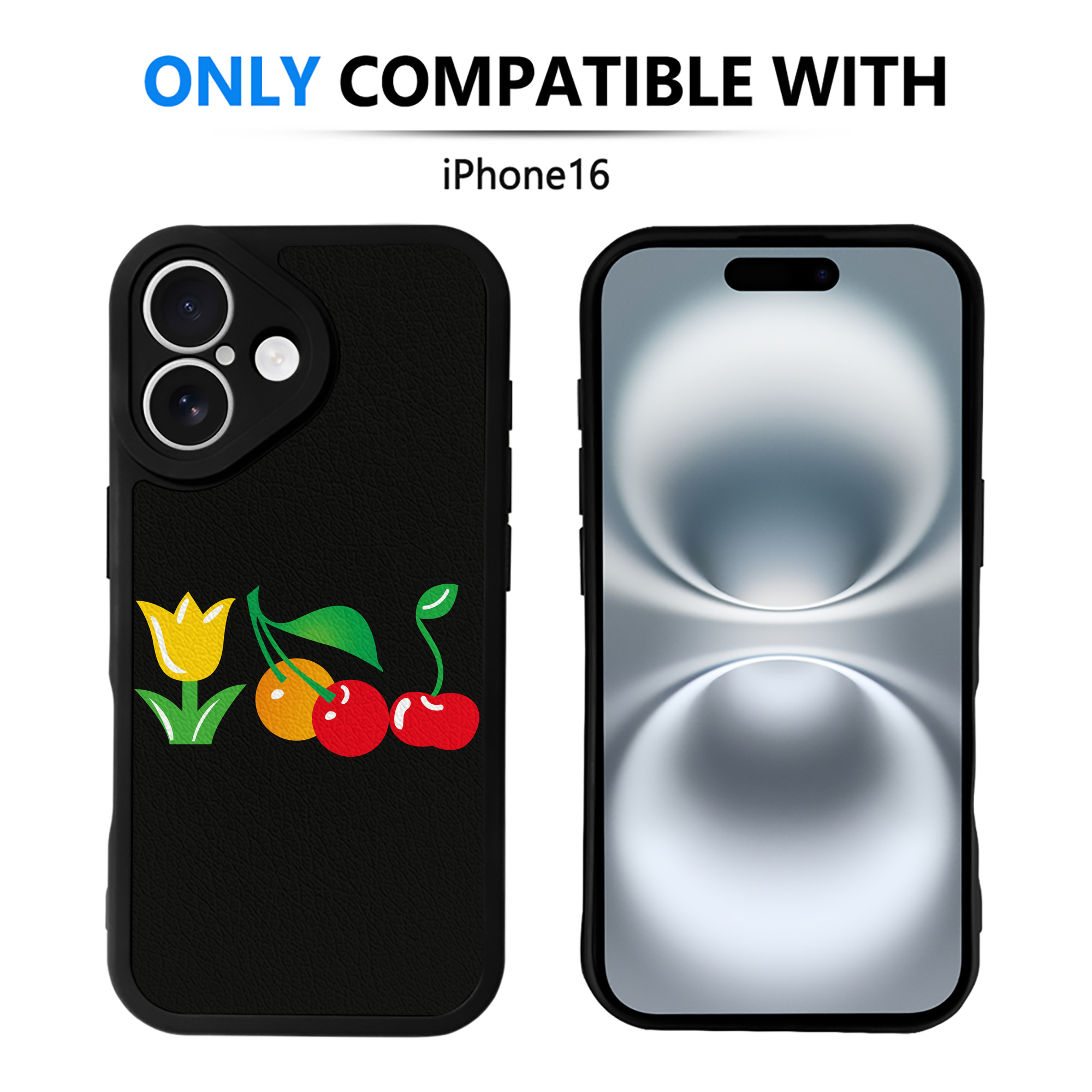（画像用） Hello Kitty ハローキティ 【iPhone 16シリーズ対応】シリコンスマホケース（レザー調） 材質：シリコン
